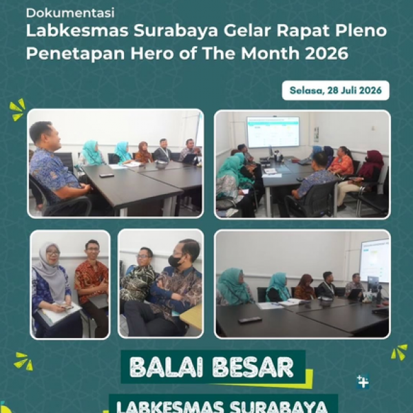 Labkesmas Surabaya Gelar Rapat Pleno Penetapan Hero of The Month 2026